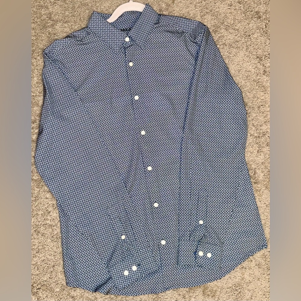 Perry Ellis - Motion - Men’s Long sleeve stretch button up shirt